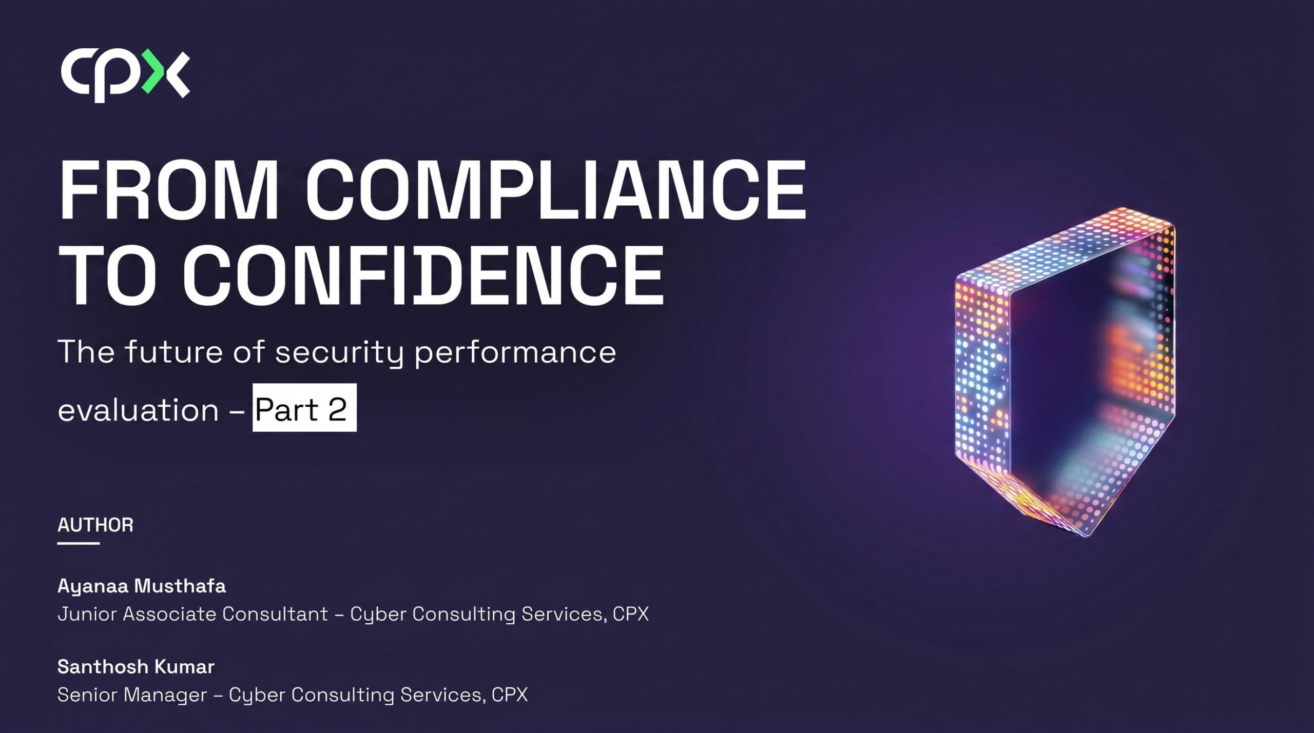 Security Performance Measurement: From compliance to confidence – Part ...